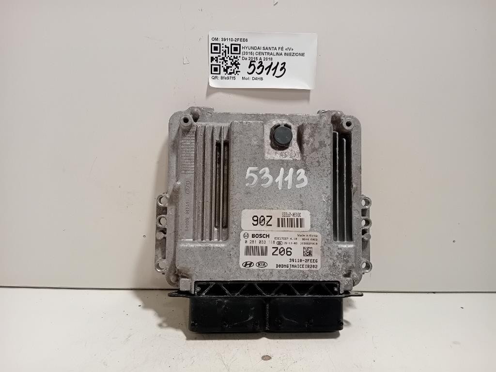 Centralina Iniezione 39110-2FEE6 Hyundai Santa FÉ IV 2015