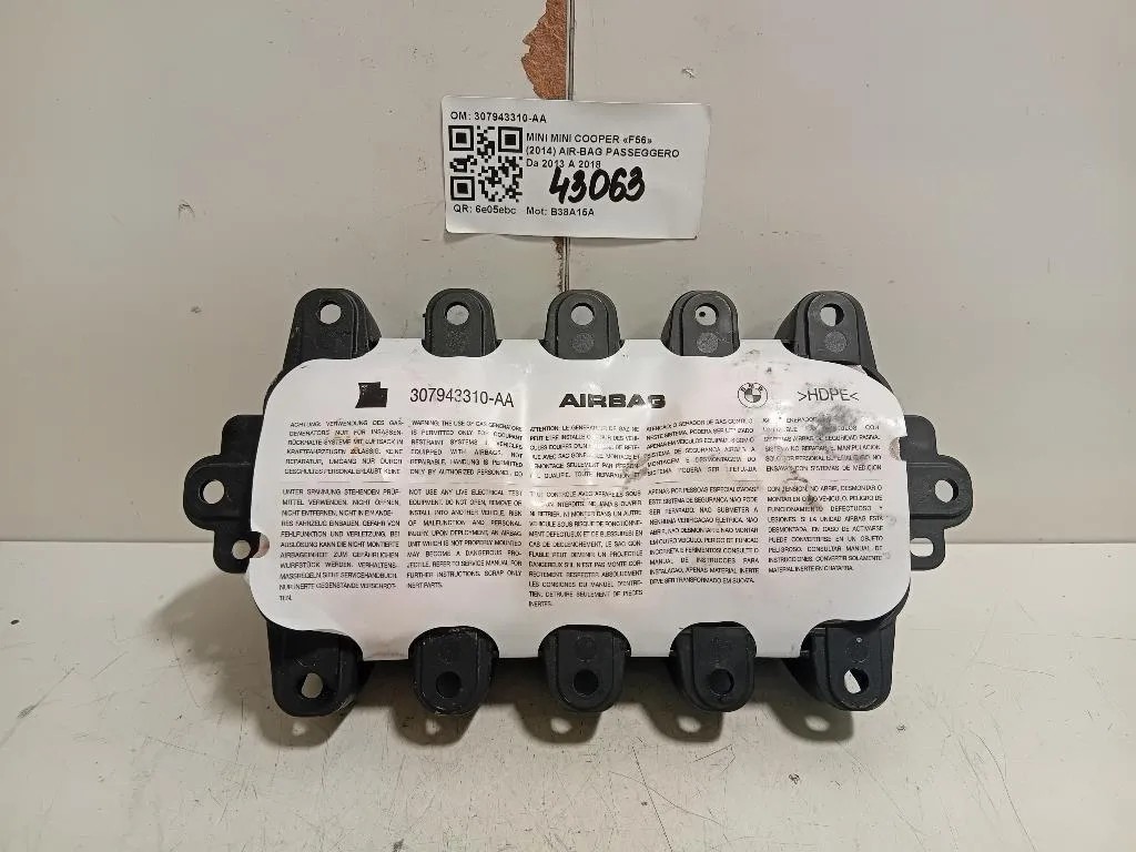 Air-bag Passeggero 307943310-AA Mini MINI Cooper F56 2014
