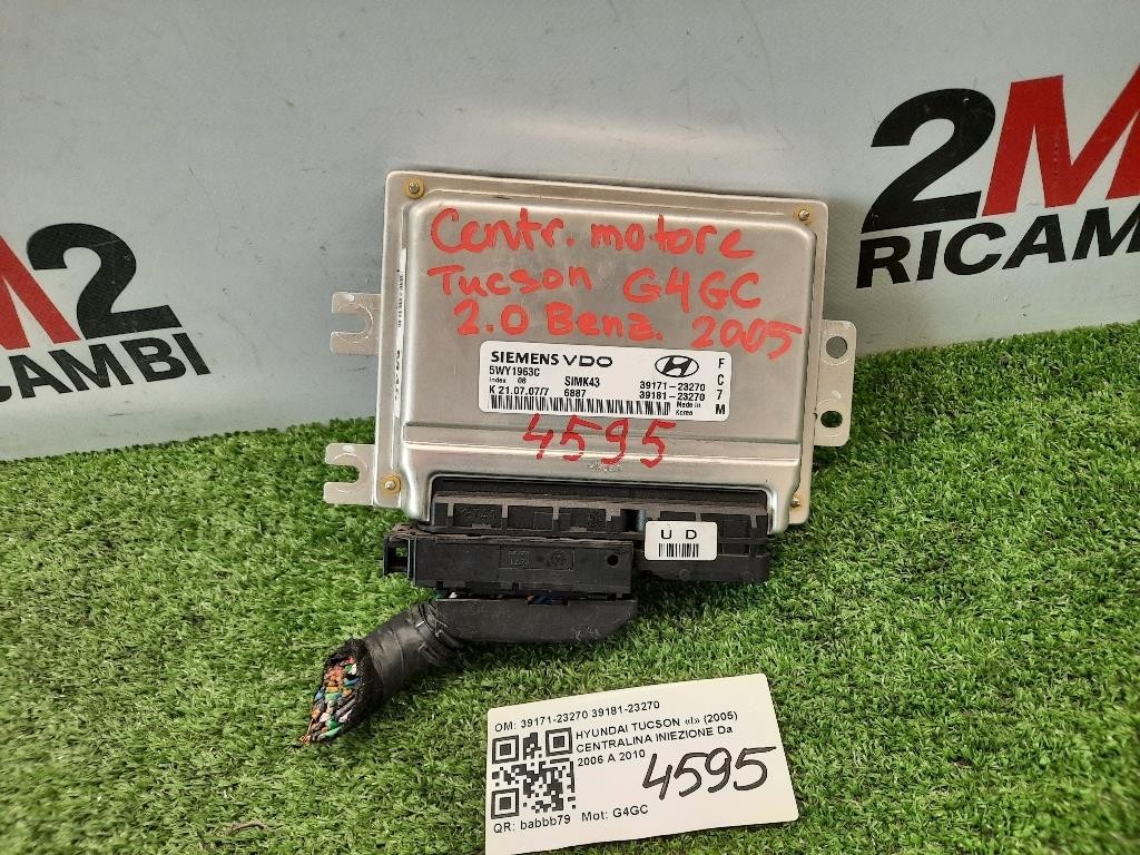 Centralina Iniezione 39171-23270 39181-23270 Hyundai Tucson I 2005