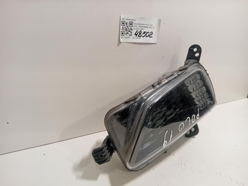 Fendinebbia ANT SX 2G0941661A Volkswagen POLO VII 2017