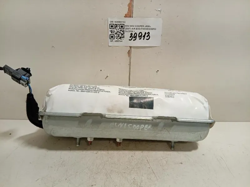 Air-bag Passeggero 925860102 Mini MINI Cooper R56 2007