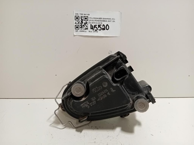 Fendinebbia ANT SX FENDINEBBIA ANT SX Volkswagen Sharan IV 2010