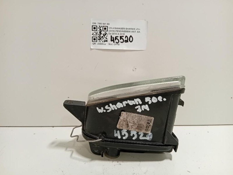 Fendinebbia ANT SX FENDINEBBIA ANT SX Volkswagen Sharan IV 2010