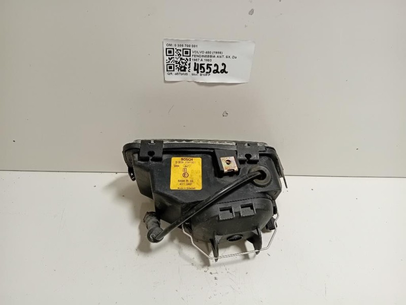 Fendinebbia ANT SX FENDINEBBIA ANT SX Volvo 480 1986