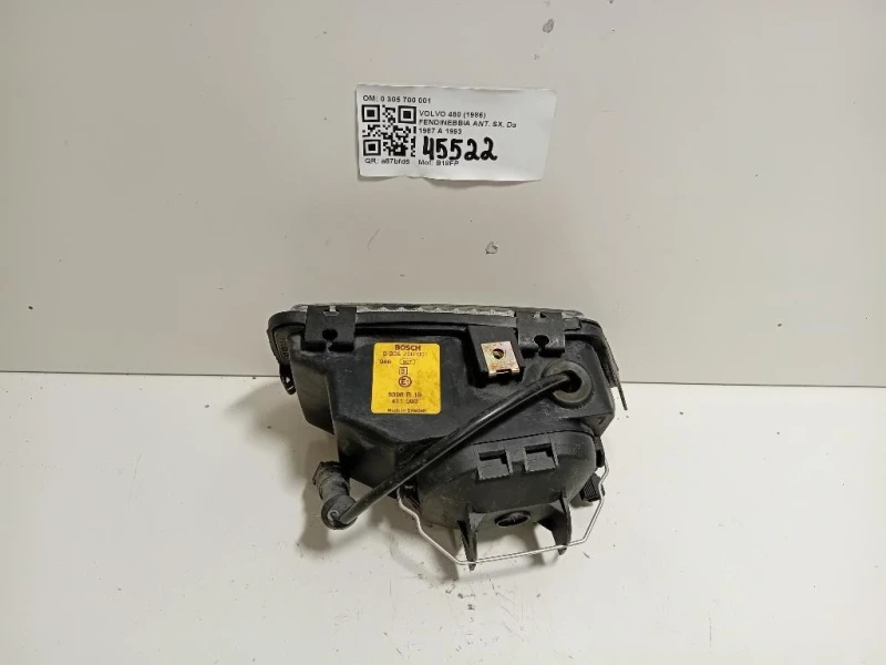 Fendinebbia ANT SX FENDINEBBIA ANT SX Volvo 480 1986