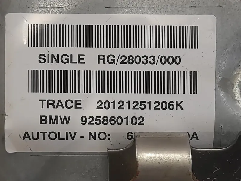 Air-bag Passeggero 925860102 Mini MINI Cooper R56 2007