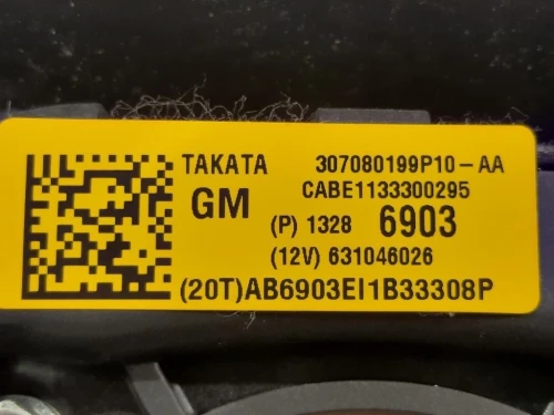 Air-bag Guidatore 307080199P10-AA Chevrolet Orlando 2011