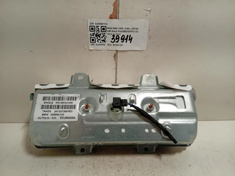 Air-bag Passeggero 925860102 Mini MINI ONE F55 2014