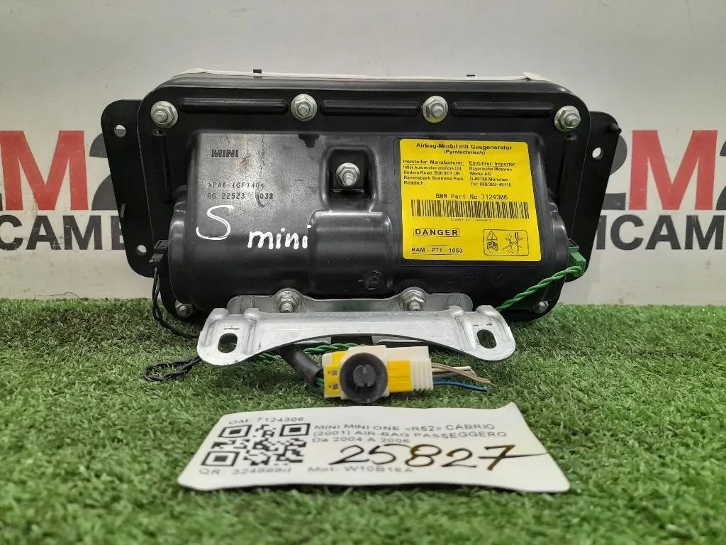 Air-bag Passeggero 7124306 Mini MINI ONE R52 Cabrio 2001