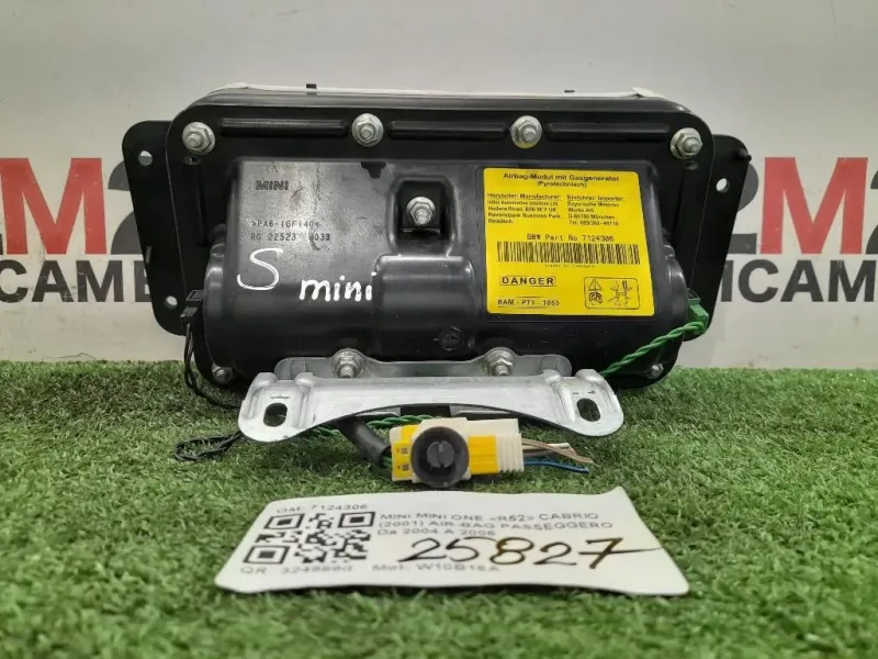 Air-bag Passeggero 7124306 Mini MINI ONE R52 Cabrio 2001