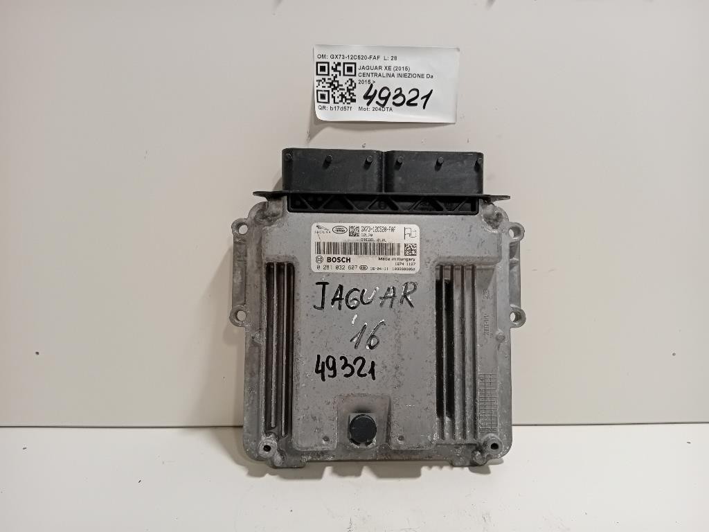 Centralina Iniezione GX73-12C520-FAF Jaguar XE 2015