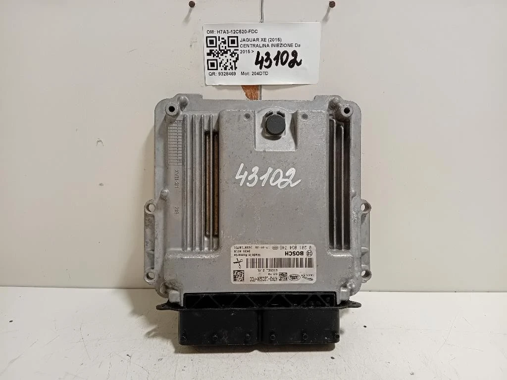 Centralina Iniezione H7A3-12C520-FDC Jaguar XE 2015