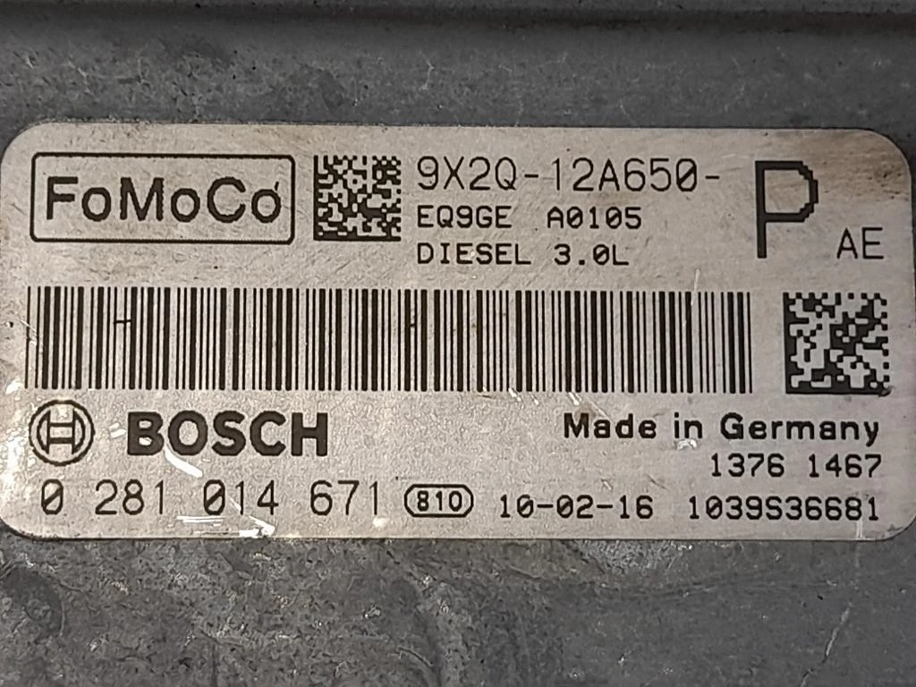 Centralina Iniezione 9X2Q-12A650P Jaguar XF I 2008