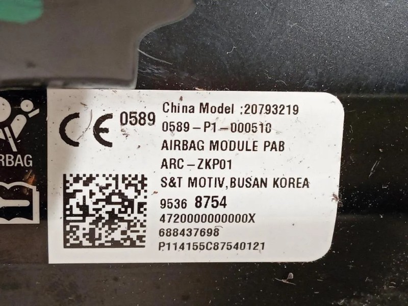 Air-bag Passeggero 688437698 Opel Antara A 2011