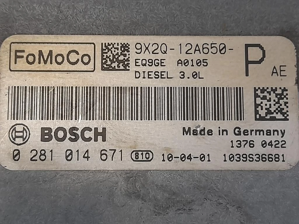 Centralina Iniezione 9X2Q-12A650P Jaguar XF I 2008