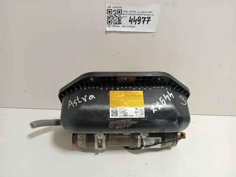 Air-bag Passeggero 12847035 Opel Astra J 2010