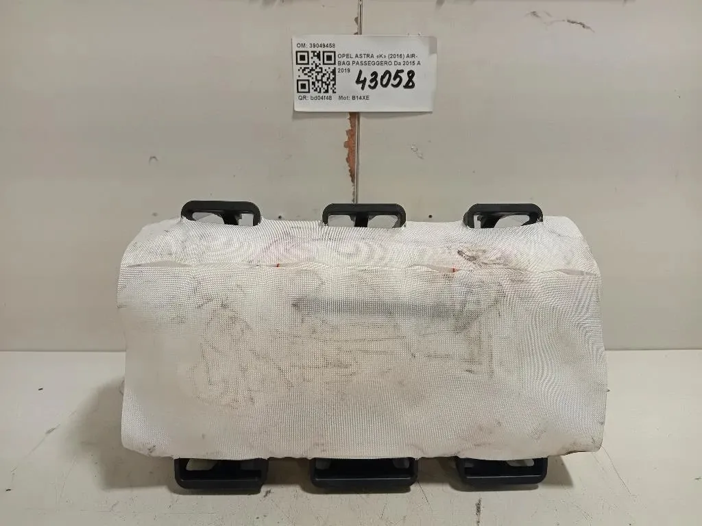 Air-bag Passeggero 39049458 Opel Astra K 2016