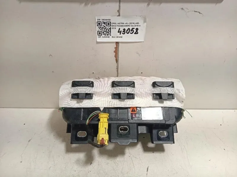 Air-bag Passeggero 39049458 Opel Astra K 2016