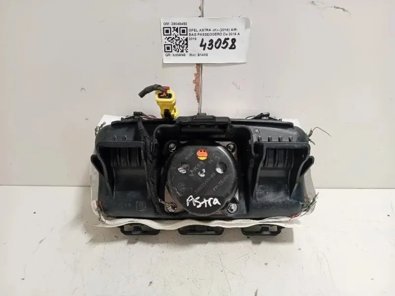 Air-bag Passeggero 39049458 Opel Astra K 2016