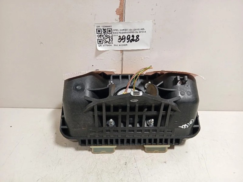 Air-bag Passeggero 13366662 Opel Corsa D 2010