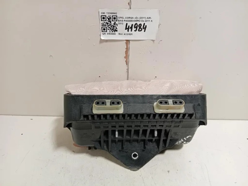 Air-bag Passeggero 13366662 Opel Corsa D 2011