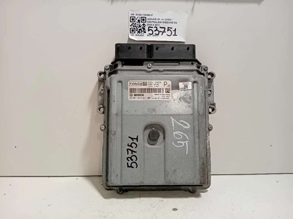 Centralina Iniezione 9X2Q-12A650-P Jaguar XF I 2008