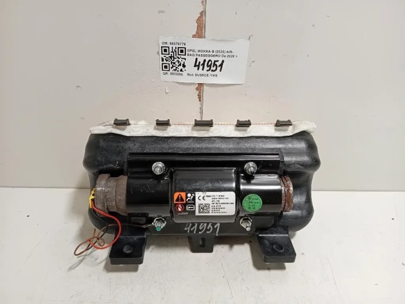Air-bag Passeggero 95378779 Opel Mokka B 2020