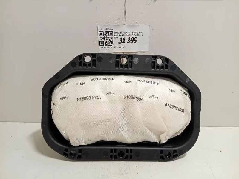 Air-bag Passeggero 12783595 Opel Zafira C 2012