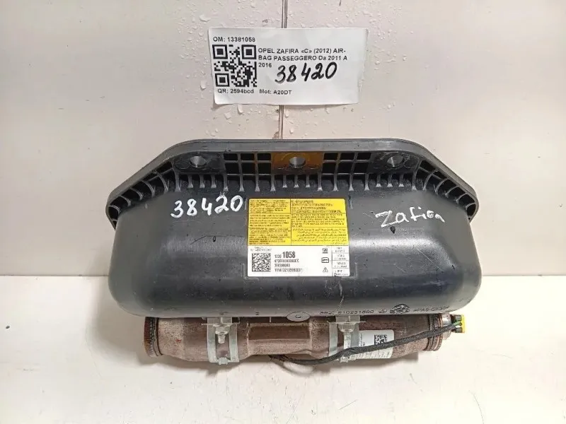 Air-bag Passeggero 13381058 Opel Zafira C 2012