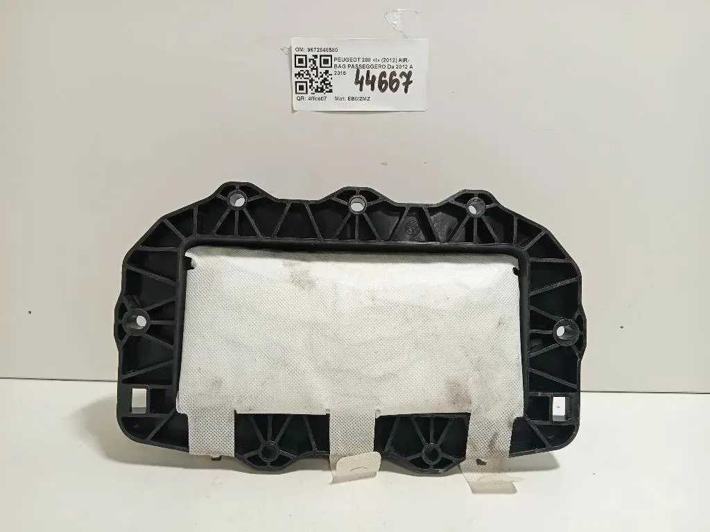 Air-bag Passeggero 9672848580 Peugeot 208 I 2012