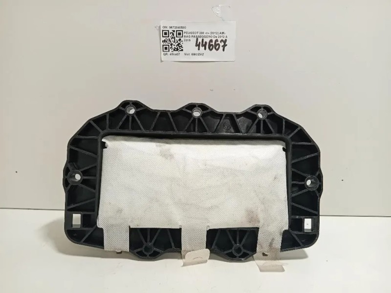 Air-bag Passeggero 9672848580 Peugeot 208 I 2012