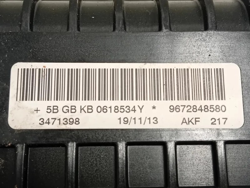 Air-bag Passeggero 9672848580 Peugeot 208 I 2012