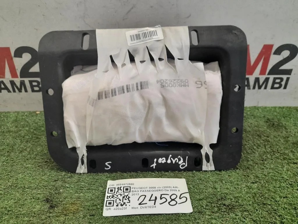 Air-bag Passeggero 9684672580 Peugeot 3008 I 2009