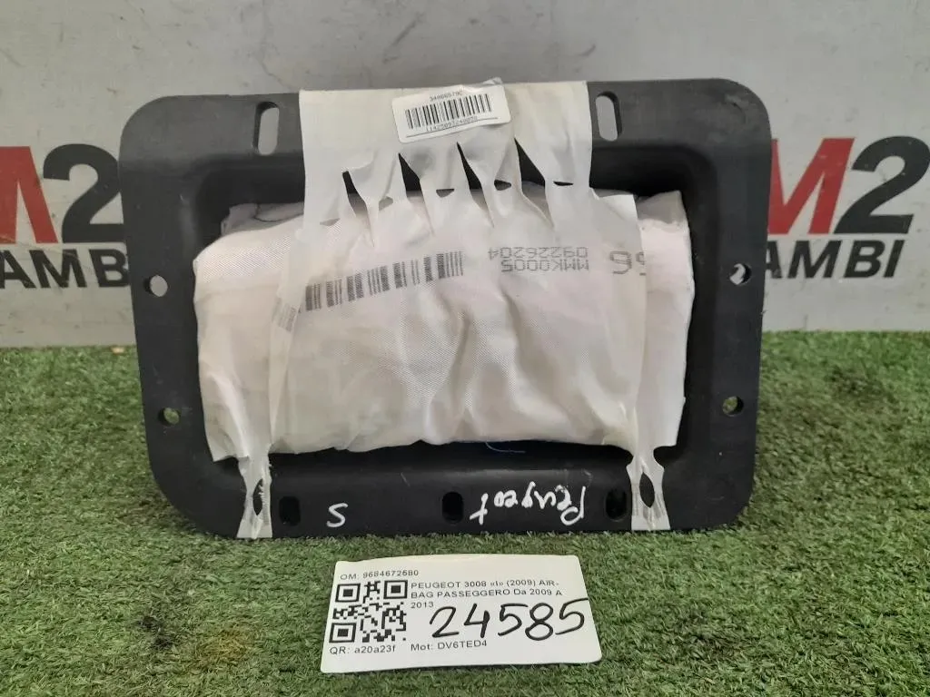 Air-bag Passeggero 9684672580 Peugeot 3008 I 2009