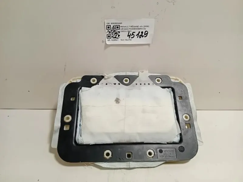 Air-bag Passeggero 985250006R Renault Mégane III 2009