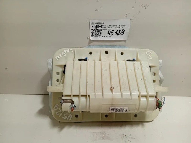 Air-bag Passeggero 985250006R Renault Mégane III 2009