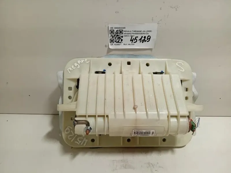 Air-bag Passeggero 985250006R Renault Mégane III 2009