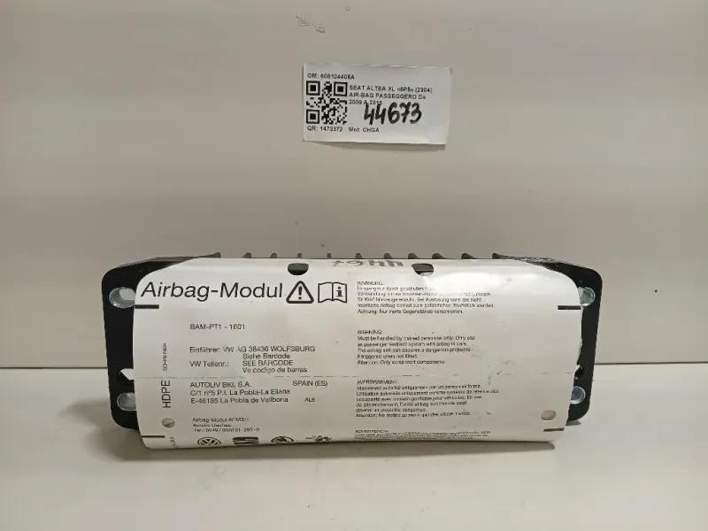 Air-bag Passeggero 608104405A Seat Altea XL 5P5 2004
