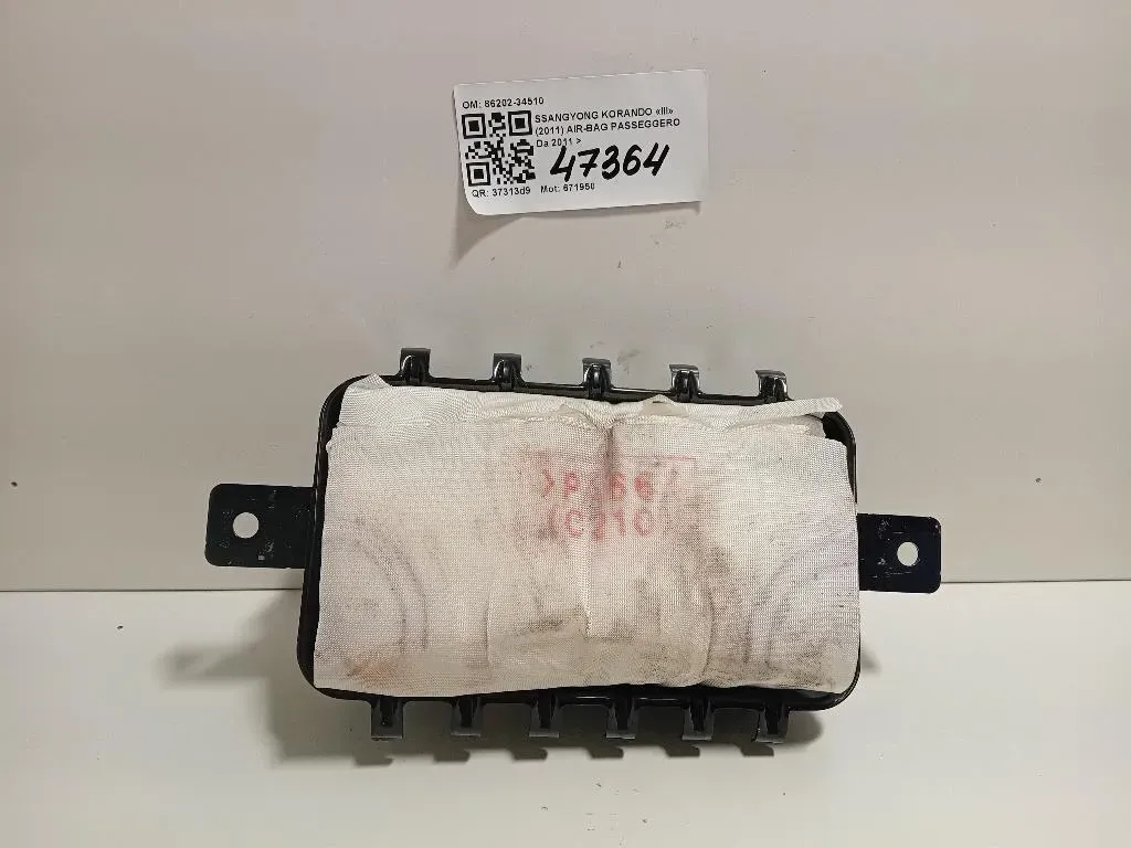 Air-bag Passeggero 86202-34510 Ssangyong Korando III 2011