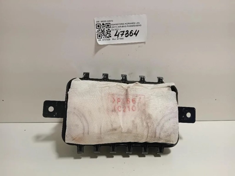 Air-bag Passeggero 86202-34510 Ssangyong Korando III 2011