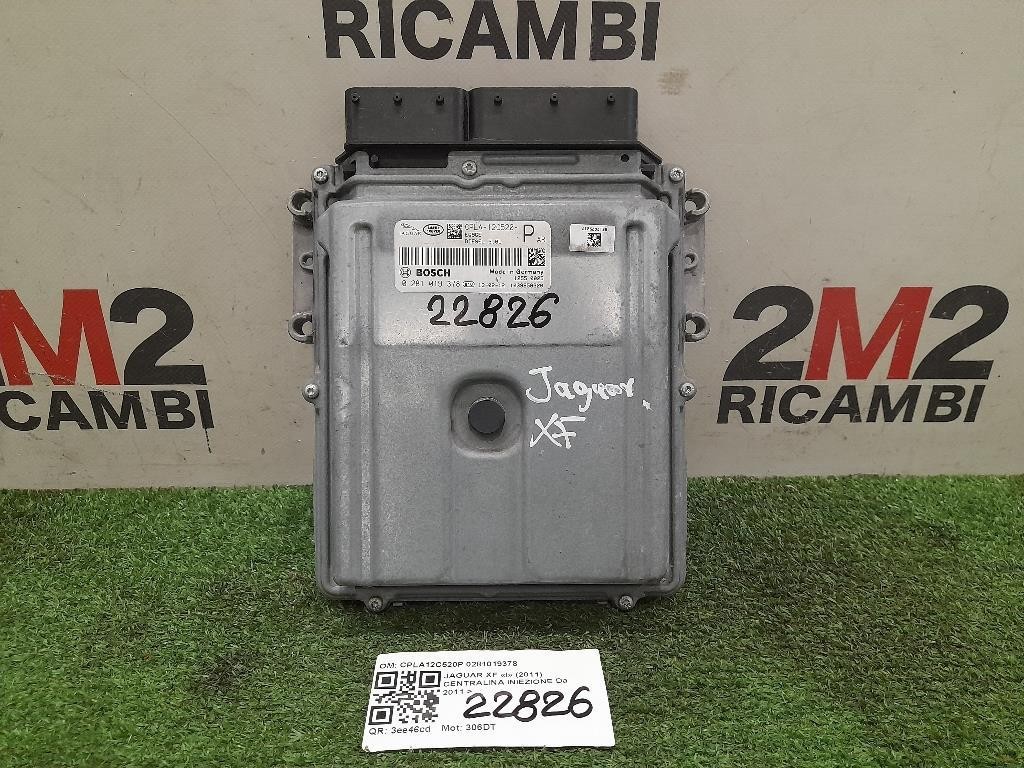 Centralina Iniezione CPLA12C520P 0281019378 Jaguar XF I 2011