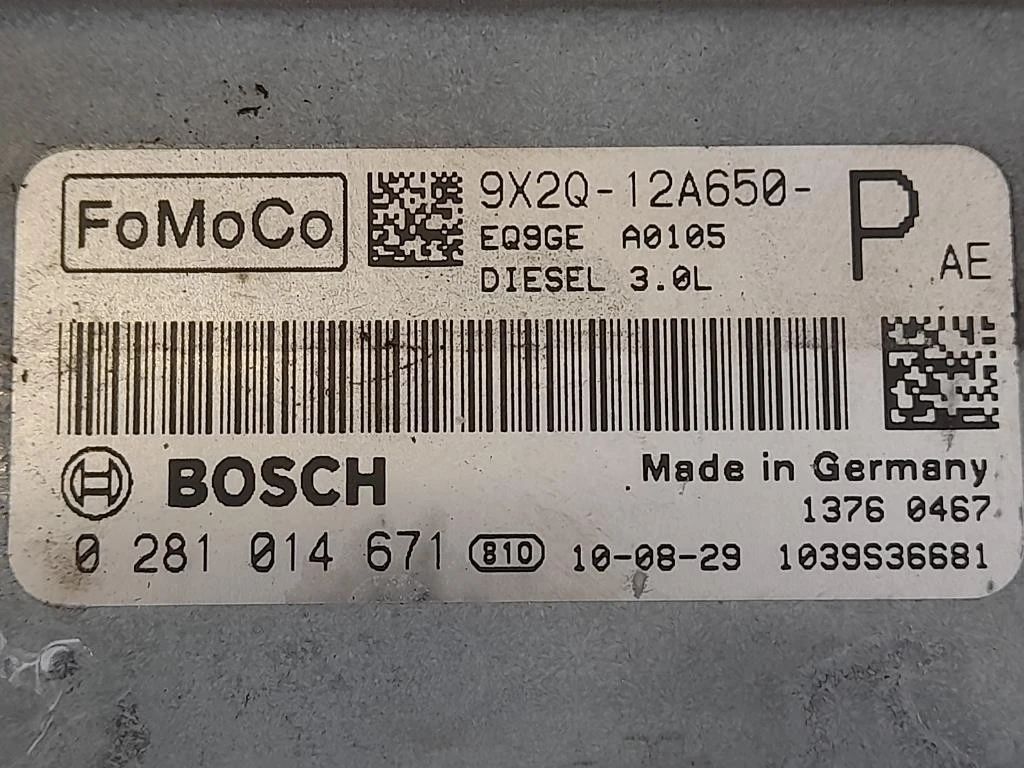 Centralina Iniezione 9X2Q-12A650-P Jaguar XF I 2011