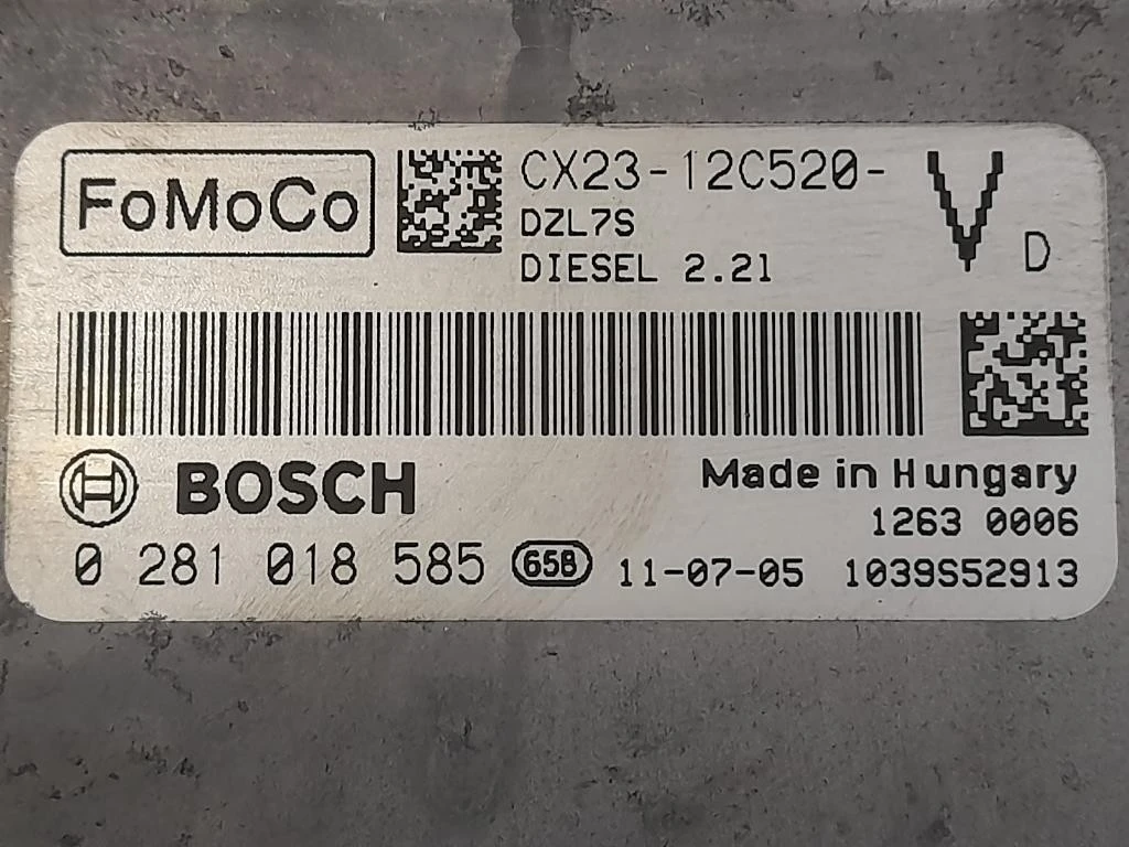 Centralina Iniezione CX23-12C520-V Jaguar XF I 2011