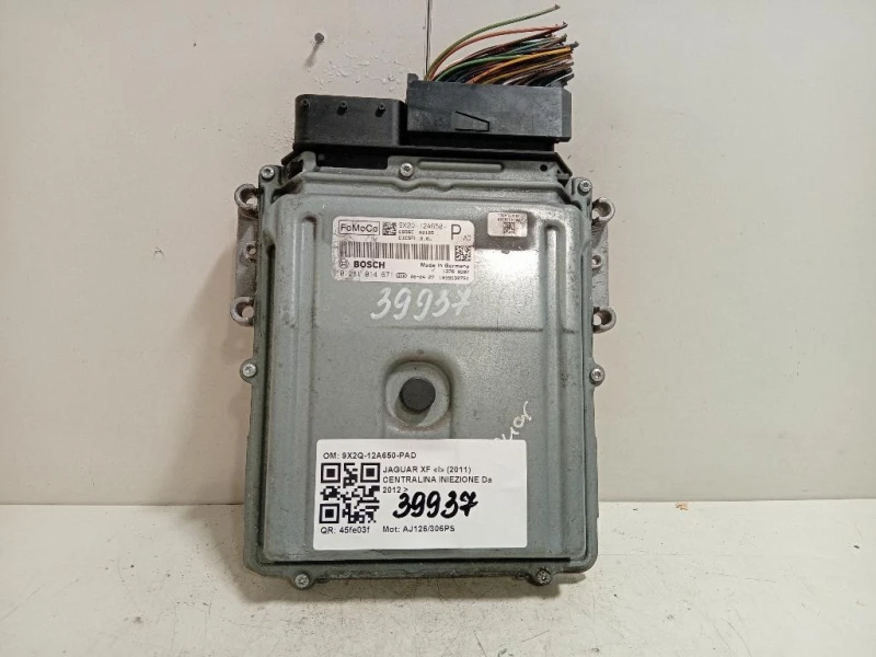 Centralina Iniezione 9X2Q-12A650-PAD Jaguar XF I 2011