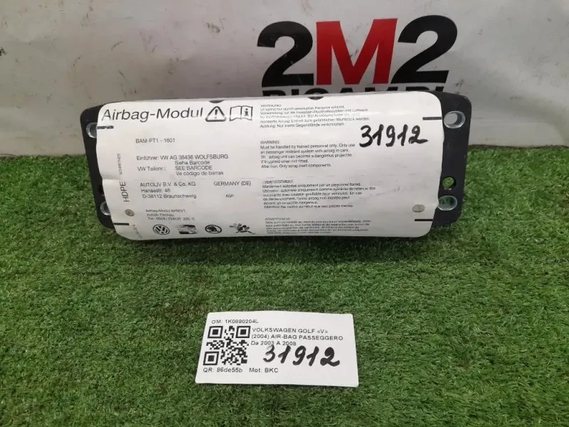 Air-bag Passeggero 1K0880204L Volkswagen GOLF V 2004