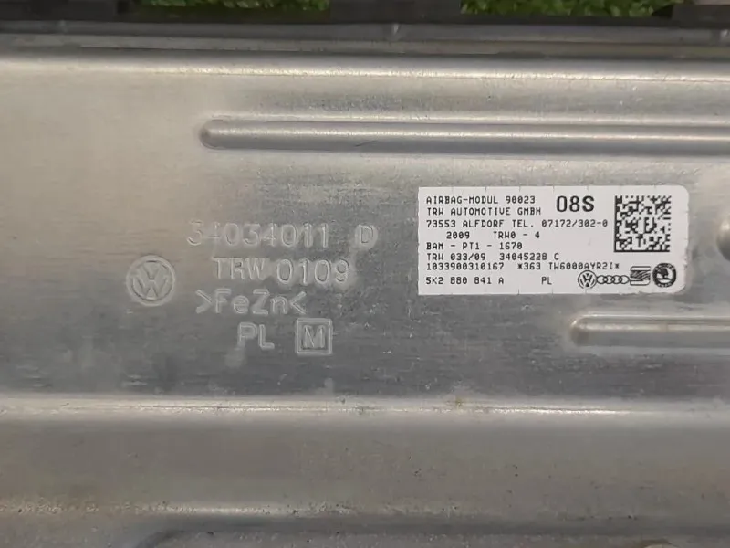 Air-bag Passeggero 34034011 Volkswagen GOLF VI 2009