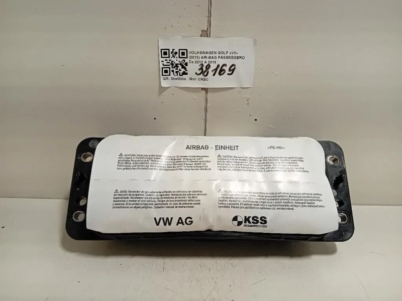 Air-bag Passeggero 8V0880204D Volkswagen GOLF VII 2013