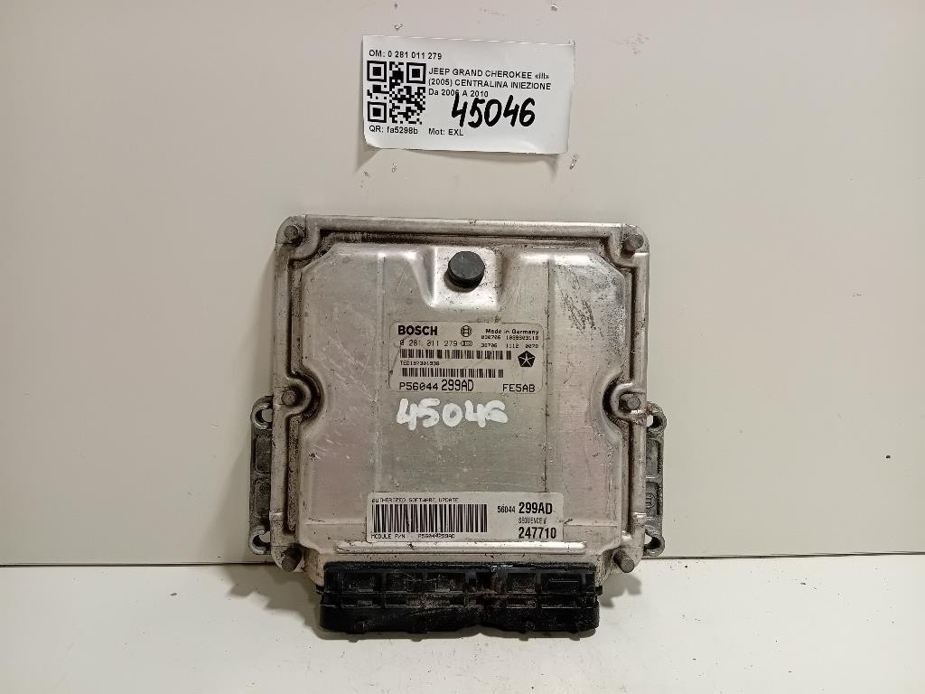Centralina Iniezione P56044299AD Jeep Grand Cherokee III 2005