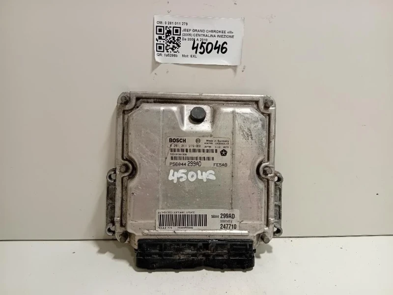 Centralina Iniezione P56044299AD Jeep Grand Cherokee III 2005