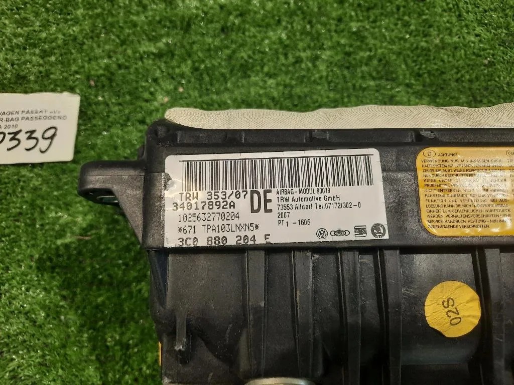 Air-bag Passeggero 3C0880204E Volkswagen Passat V 2005